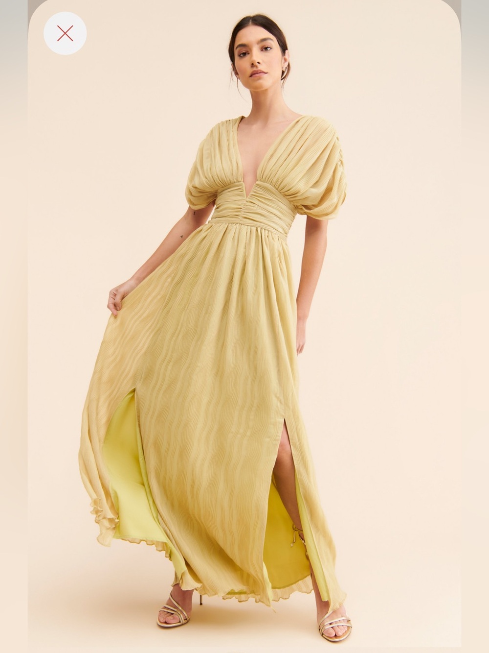 4Sienna Ruched Maxi Dress